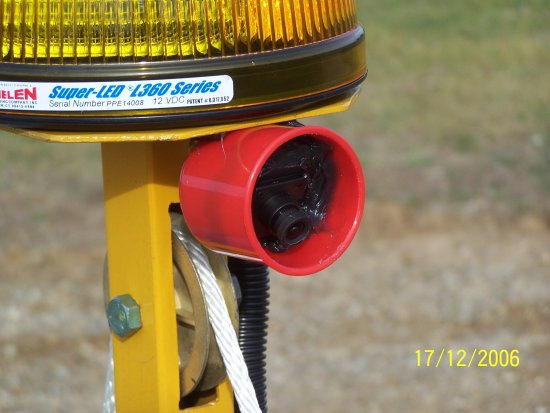 Close-up of ROV camera and lighting